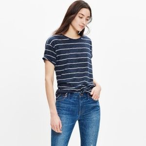 Madewell Whisper Cotton Vancouver Stripe Tee
